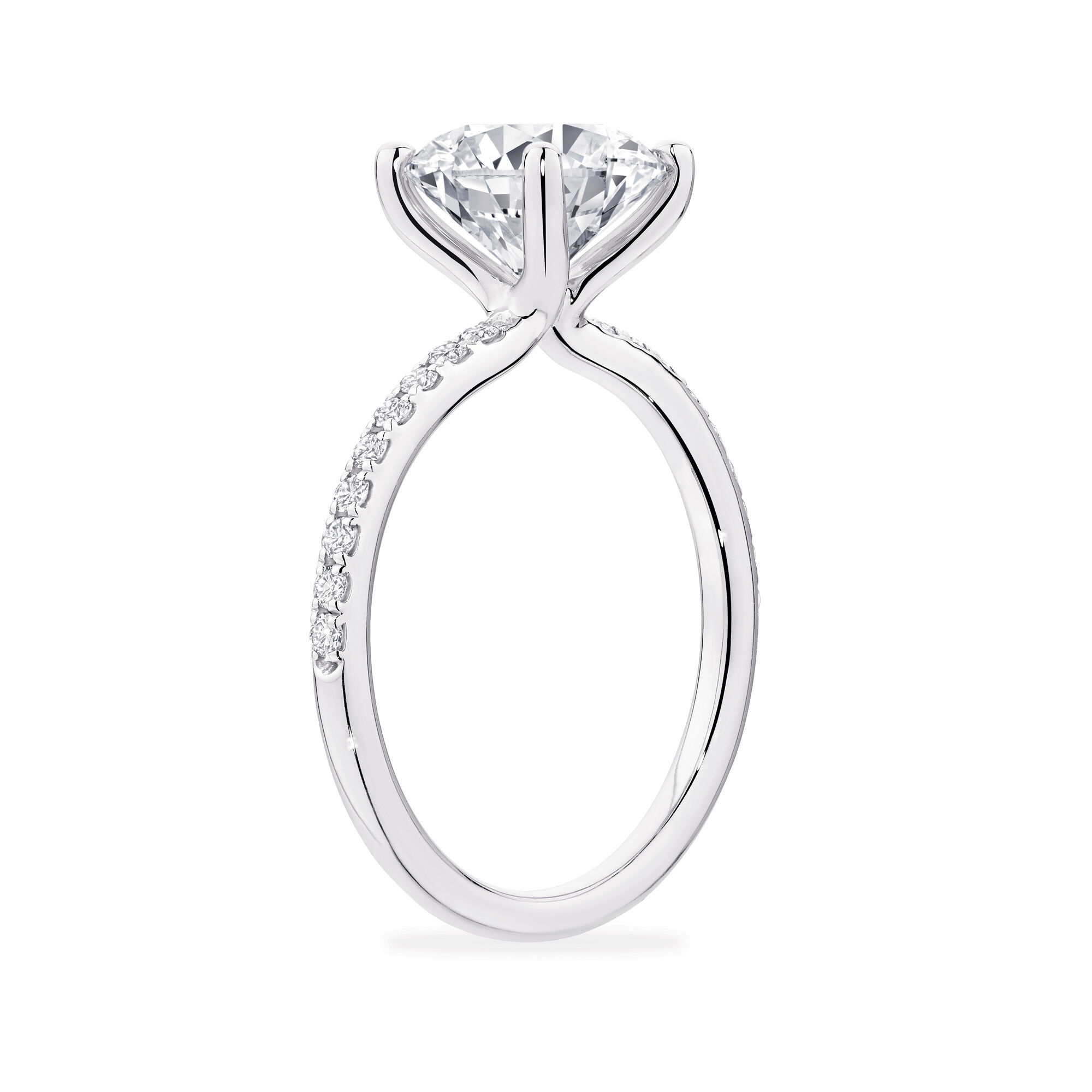 Solitaire setting ring sale